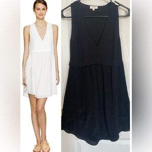 Aritzia Wilfred Black Silk Vignette Dress Size 00
